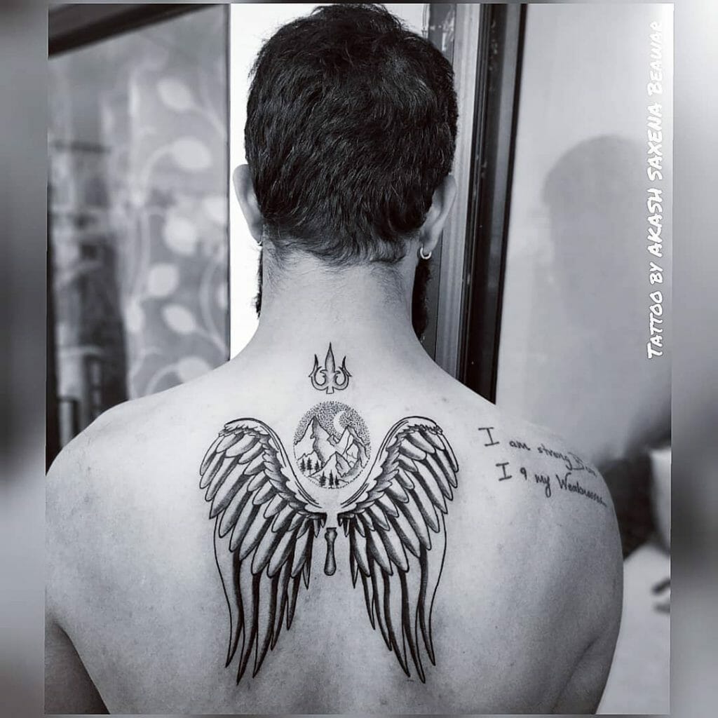 Wings Back Tattoo