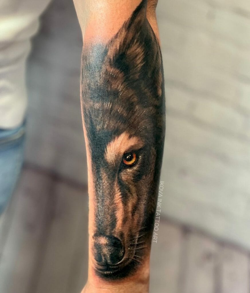 Wolf Eyes Tattoo