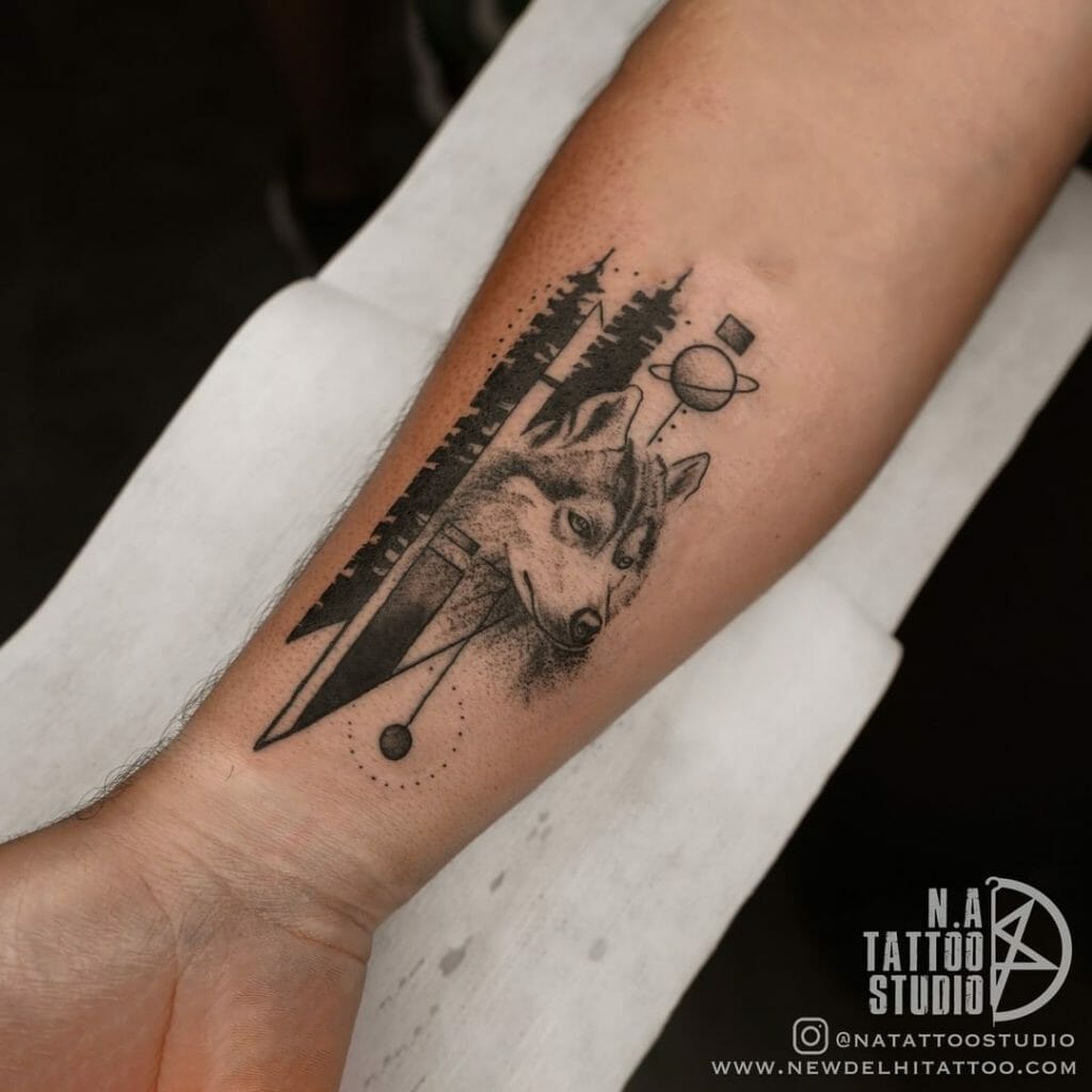 Wolf Forearm Tattoos