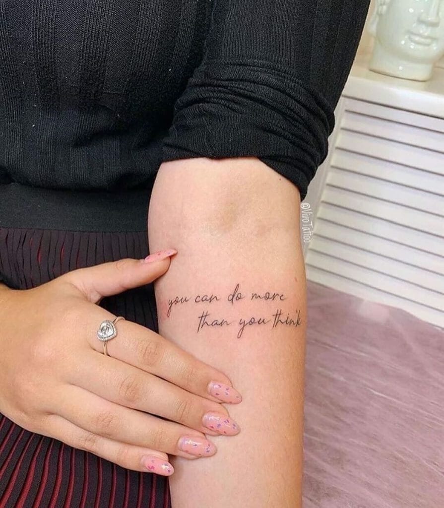 Wonderful Inspiring Quote Tattoos Related to Self Worth