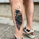 best tribal Raven Tattoo