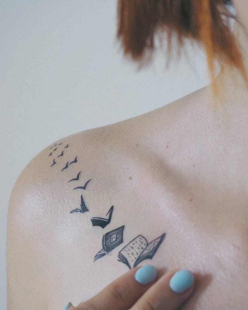 A Flock Of Birds And Literary Tattoos