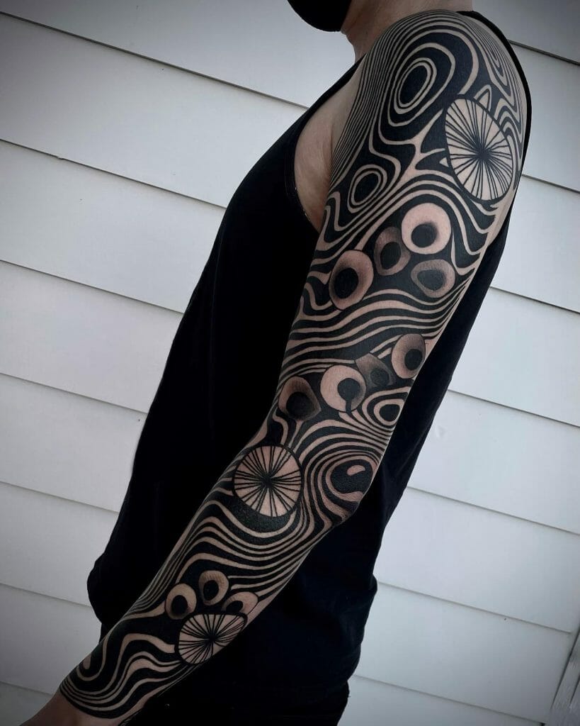 Abstract Trippy Tattoo Patterns