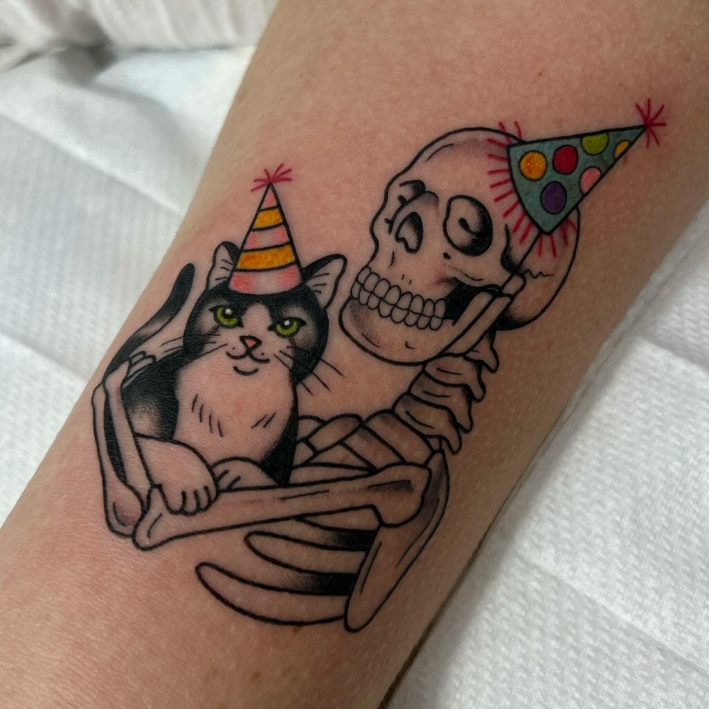 Adorable Party Tattoo Ideas For A Birthday Tattoo ideas