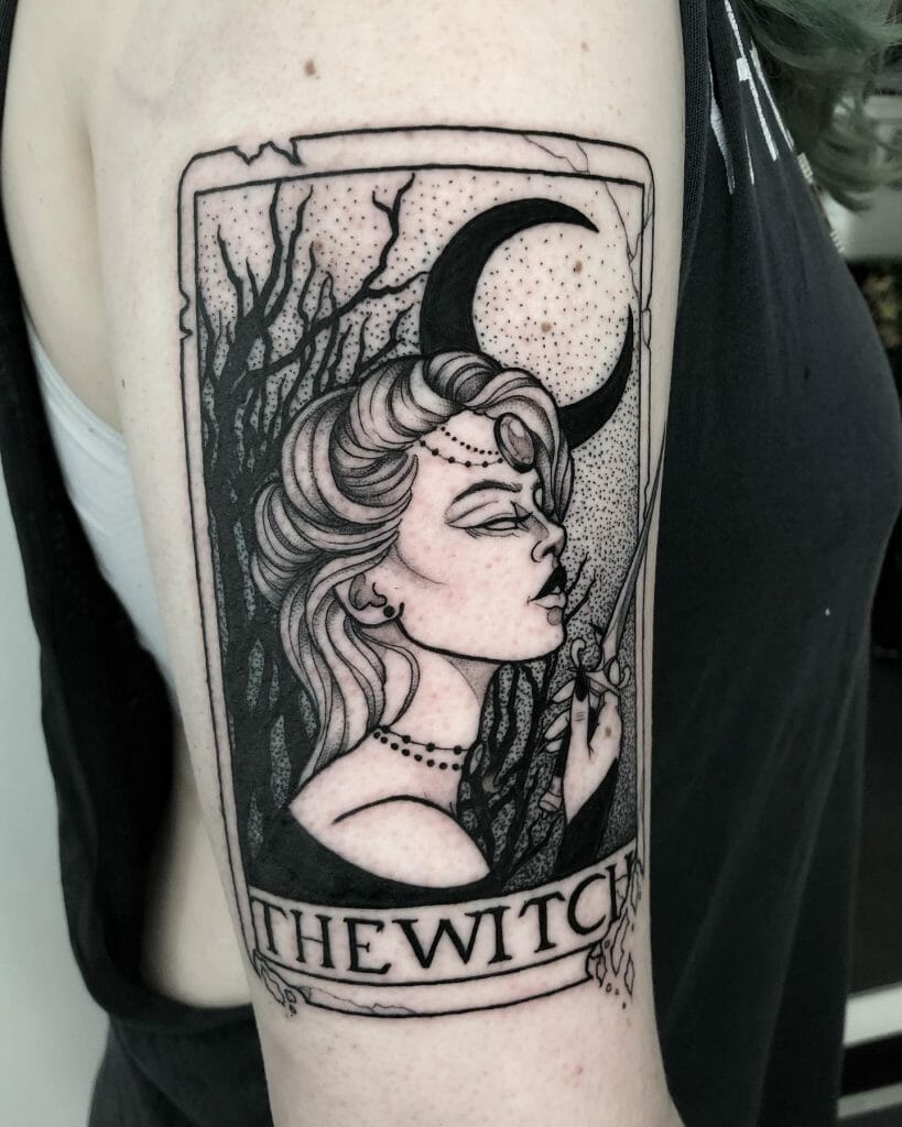 Amazing Designs For A Witch Tattoo ideas