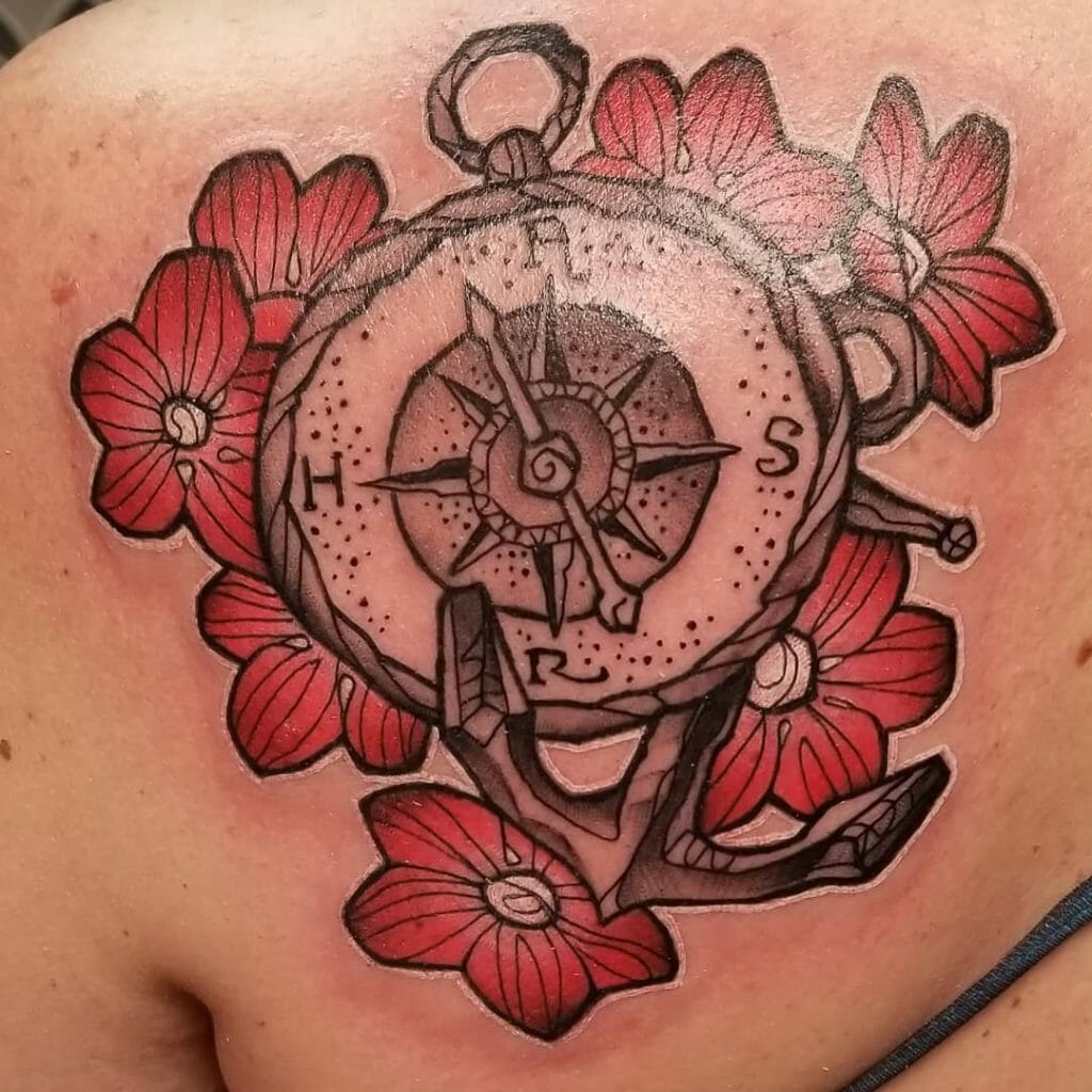 Anchor Compass Tattoos