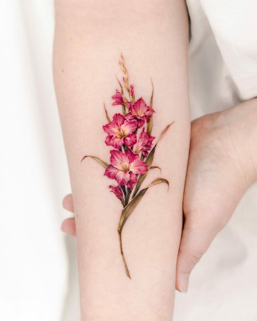 August Birth Flower Tattoos