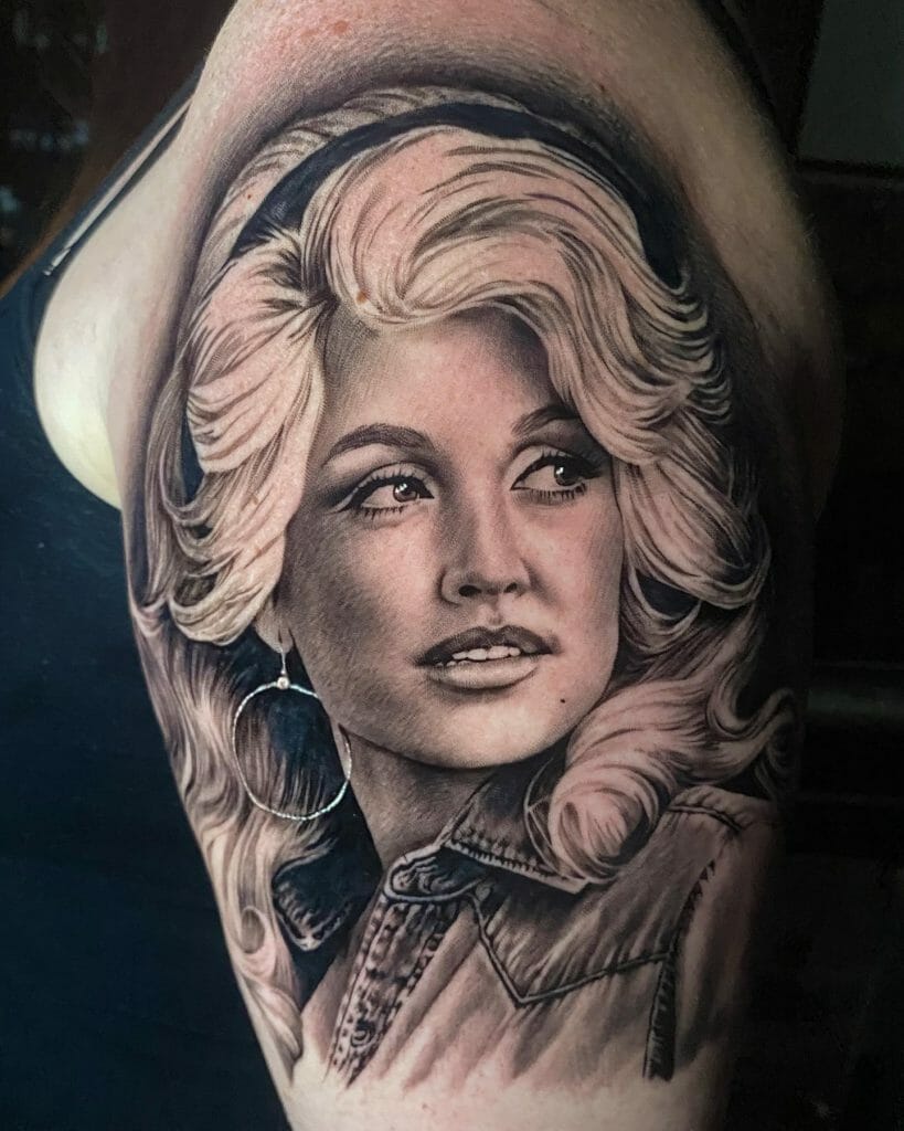 Awesome Dolly Parton Tattoo Ideas For Fans