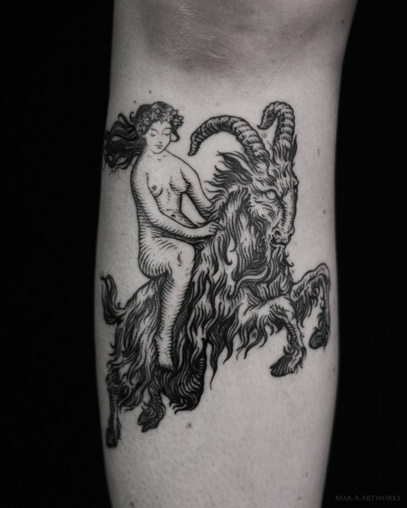 Awesome Witchy Tattoos Depicting Dark Magic ideas