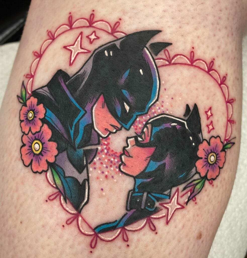 Batman x Catwoman Iconic Duo Tattoo Design Outsons