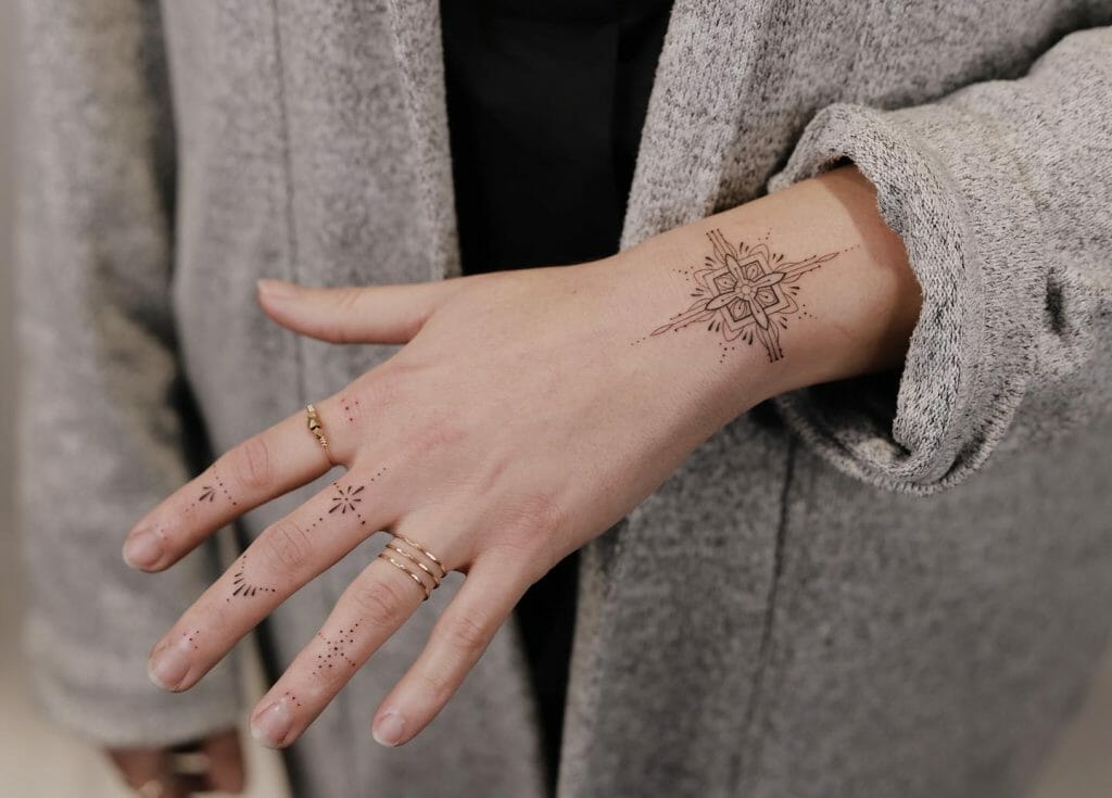 Beautiful Hand Tattoo For Girls