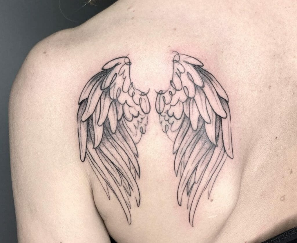 Best Angel Wings Tattoo