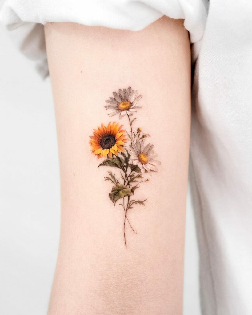 Best Arm Sunflower Tattoo Ideas