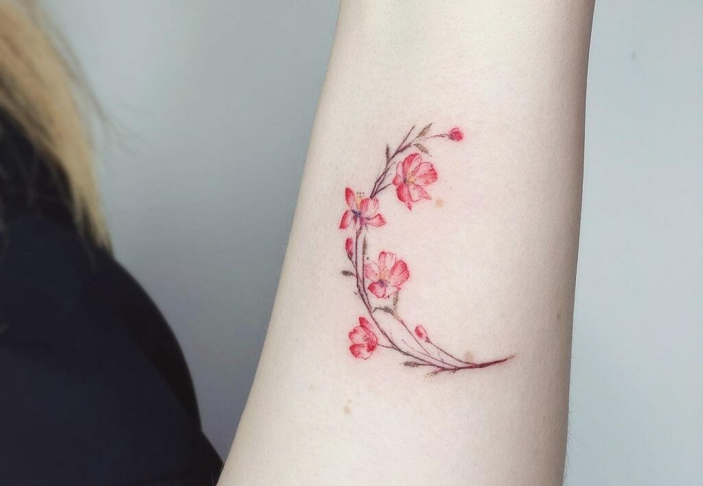 Best Feminine Cherry Blossom Tattoo