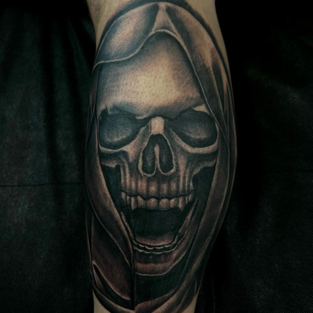 Best Grim Reaper Drawing Tattoo