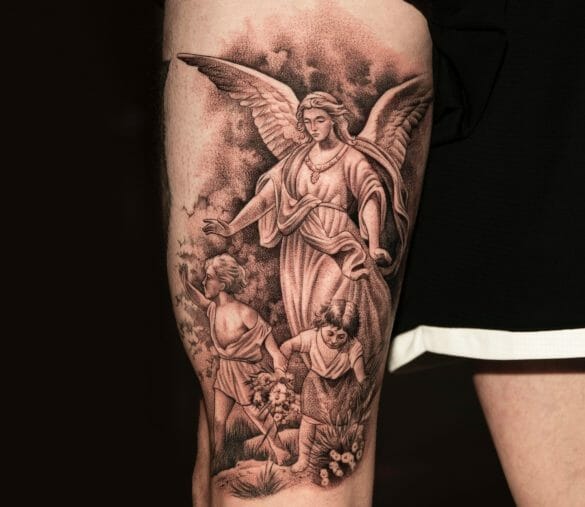 guardian angel pictures tattoos