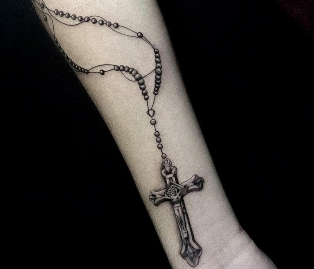 Best Hand Rosary Tattoo Designs