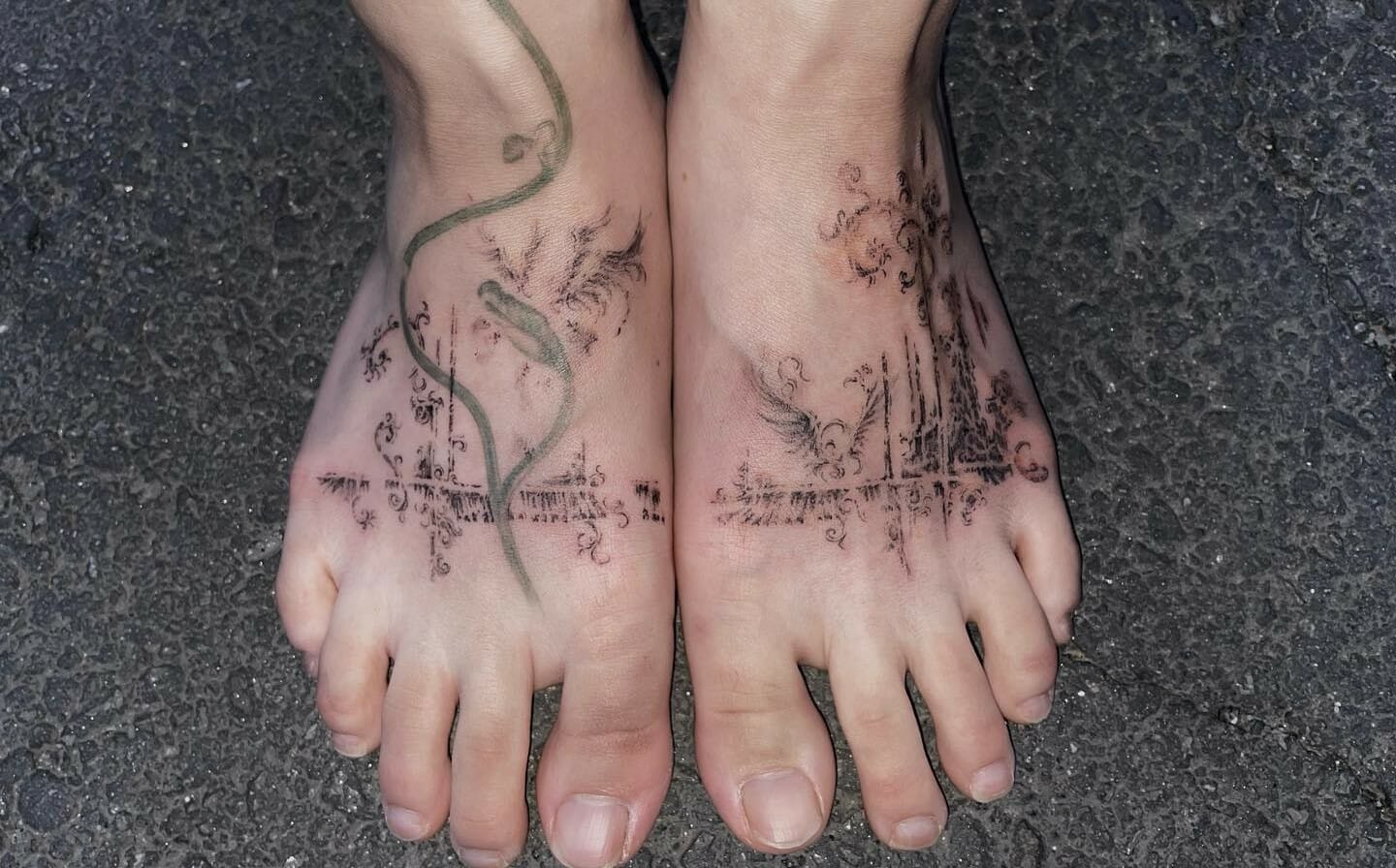 Foot Tattoo Pictures - Westend Tattoo & Piercing Wien