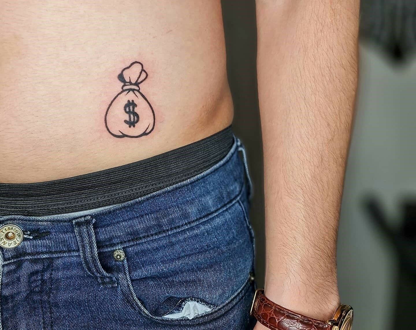 10 Best Simple Money Bag Tattoo Ideas That Will Blow Your Mind! | Outsons | Men's Fashion Tips And Style Guides