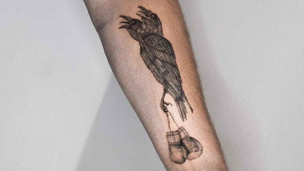 Best Odins Ravens Tattoo Designs