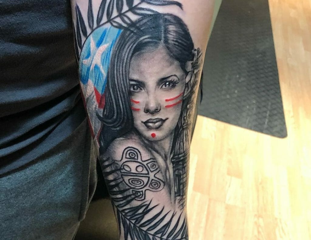Puerto Rican Indian Tattoo