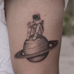 Best Simple Astronaut Tattoo Ideas