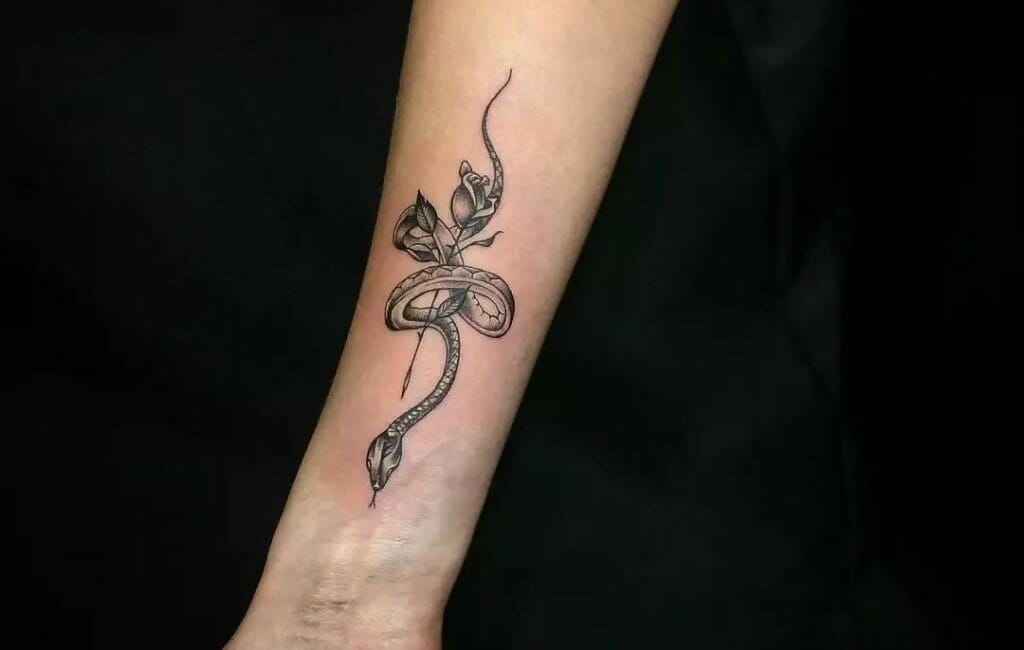 101 Best Snake And Rose Tattoo Meaning That Will Blow Your Mind! - Outsons
