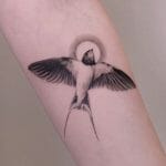 Best Swallow Hand Tattoo