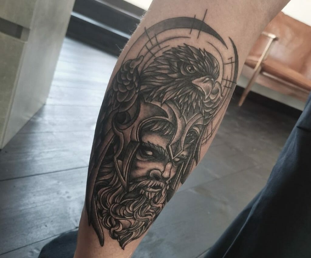Best Viking Leg Tattoo