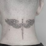 Best Wings Neck Tattoo