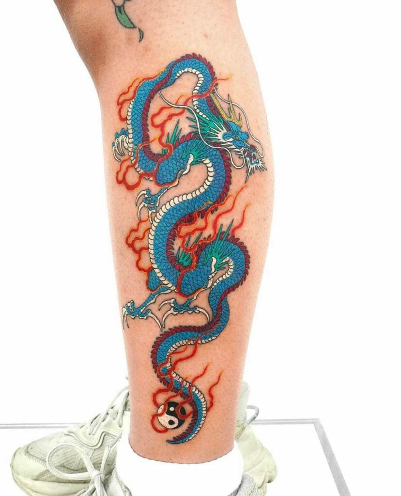 Blue Dragon Tattoo ideas