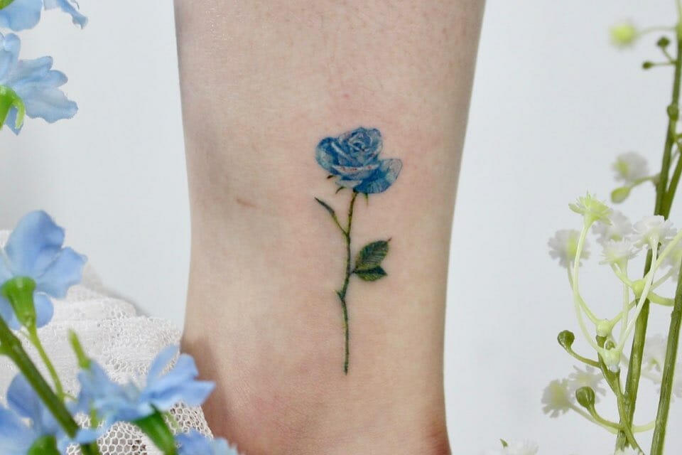 Blue Rose Tattoo ideas