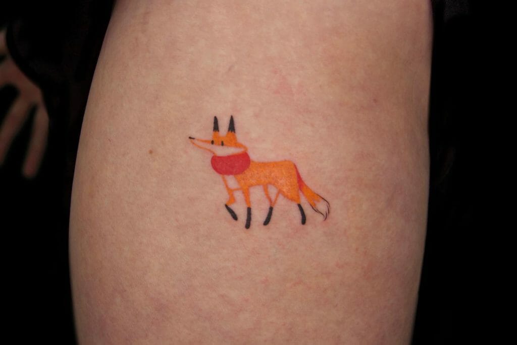 Cartoon Fox Tattoos- One For The Pack
