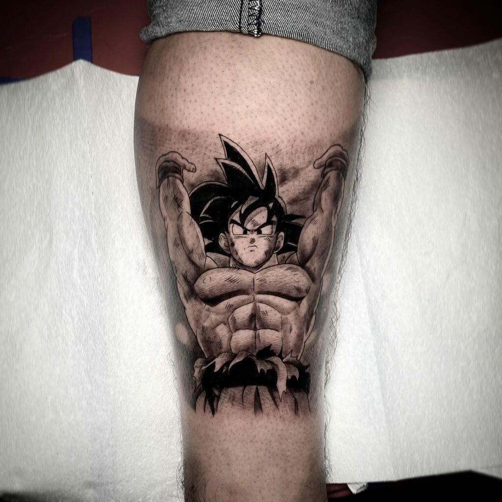 Classic Goku Tattoo