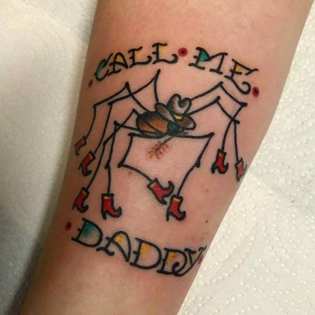 Colourful Daddy Tattoos For Daughters Inside Of Wrists