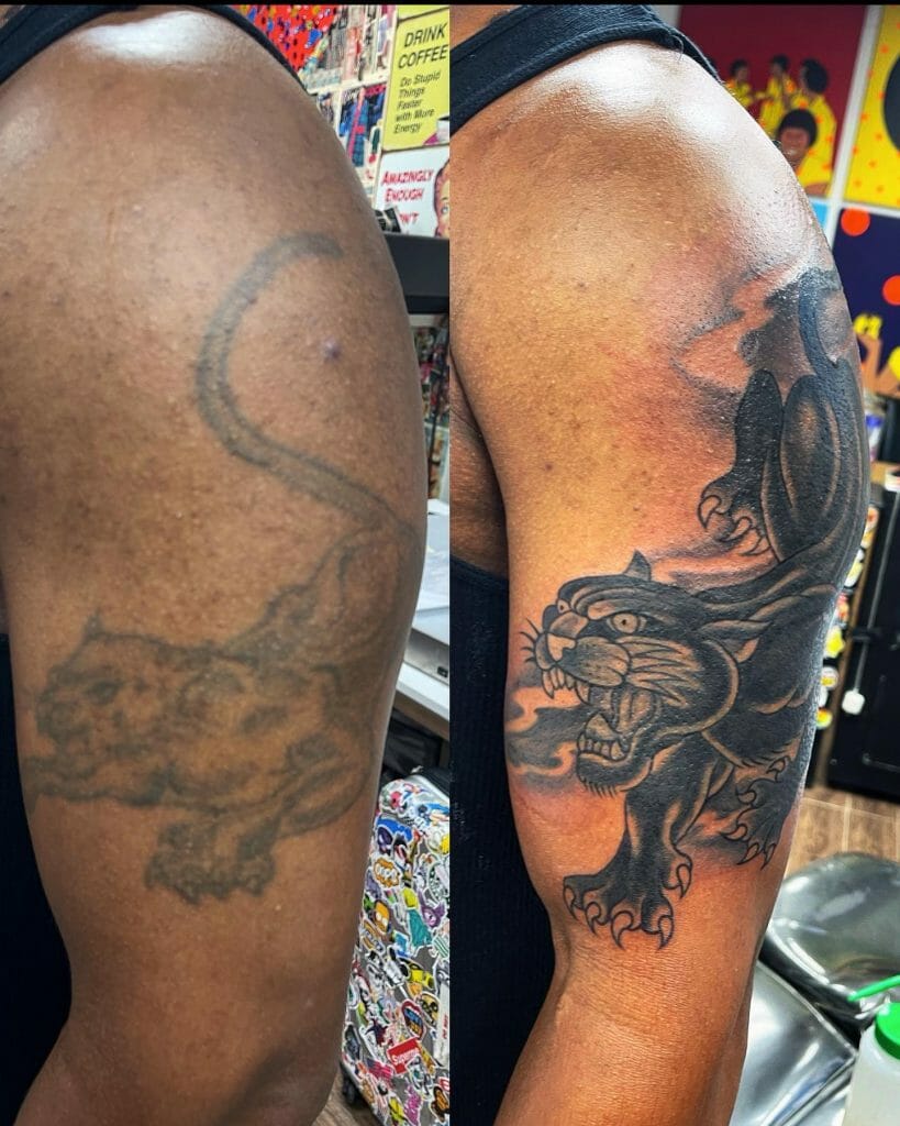 Cover Up Tattoo Designs With Animal Motif