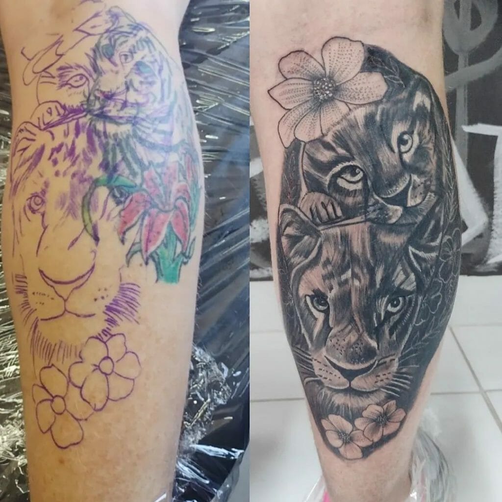 Cover Up Tattoo Designs With Animal Motifs