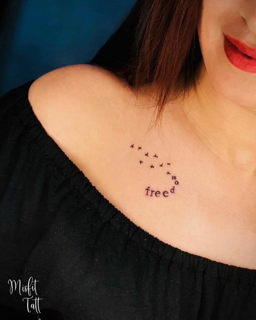 Creative Tattoo Designs For Freedom