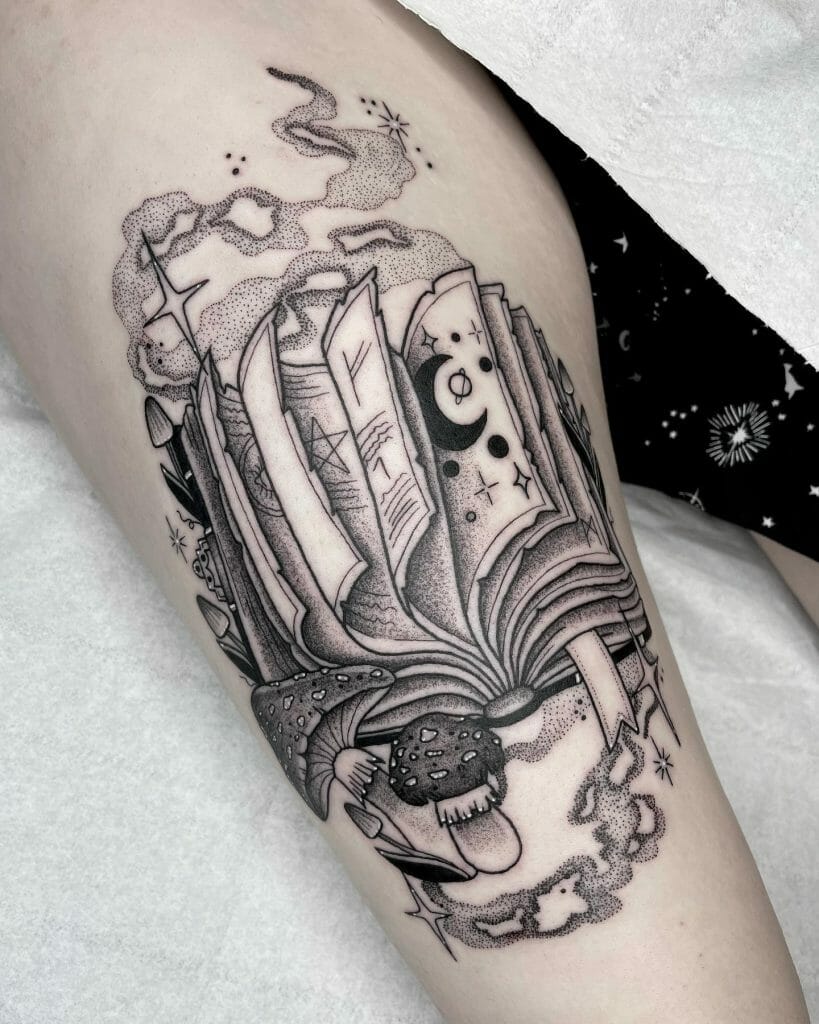 Don't Miss This Spells And Books Tattoo