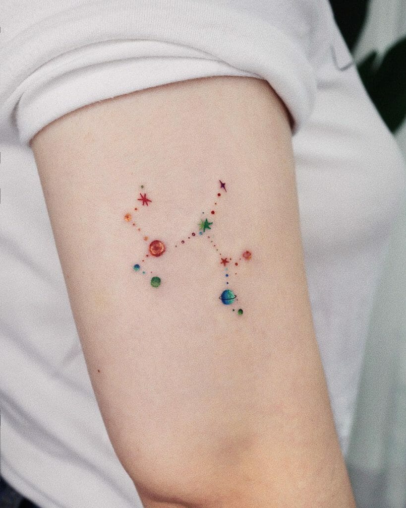 Dreamy Constellation Tattoo