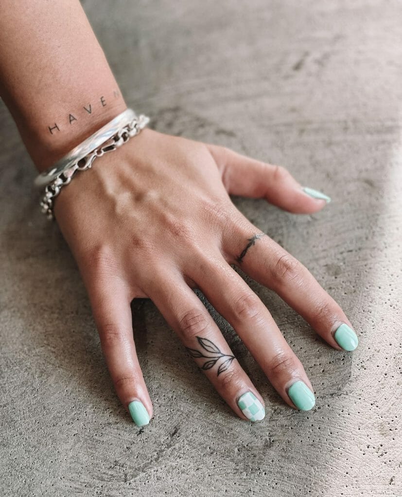 Dreamy Text Hand Tattoo For Girls