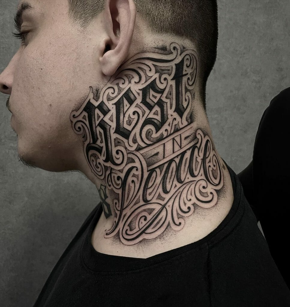 Elaborate Gangster Tattoo Fonts