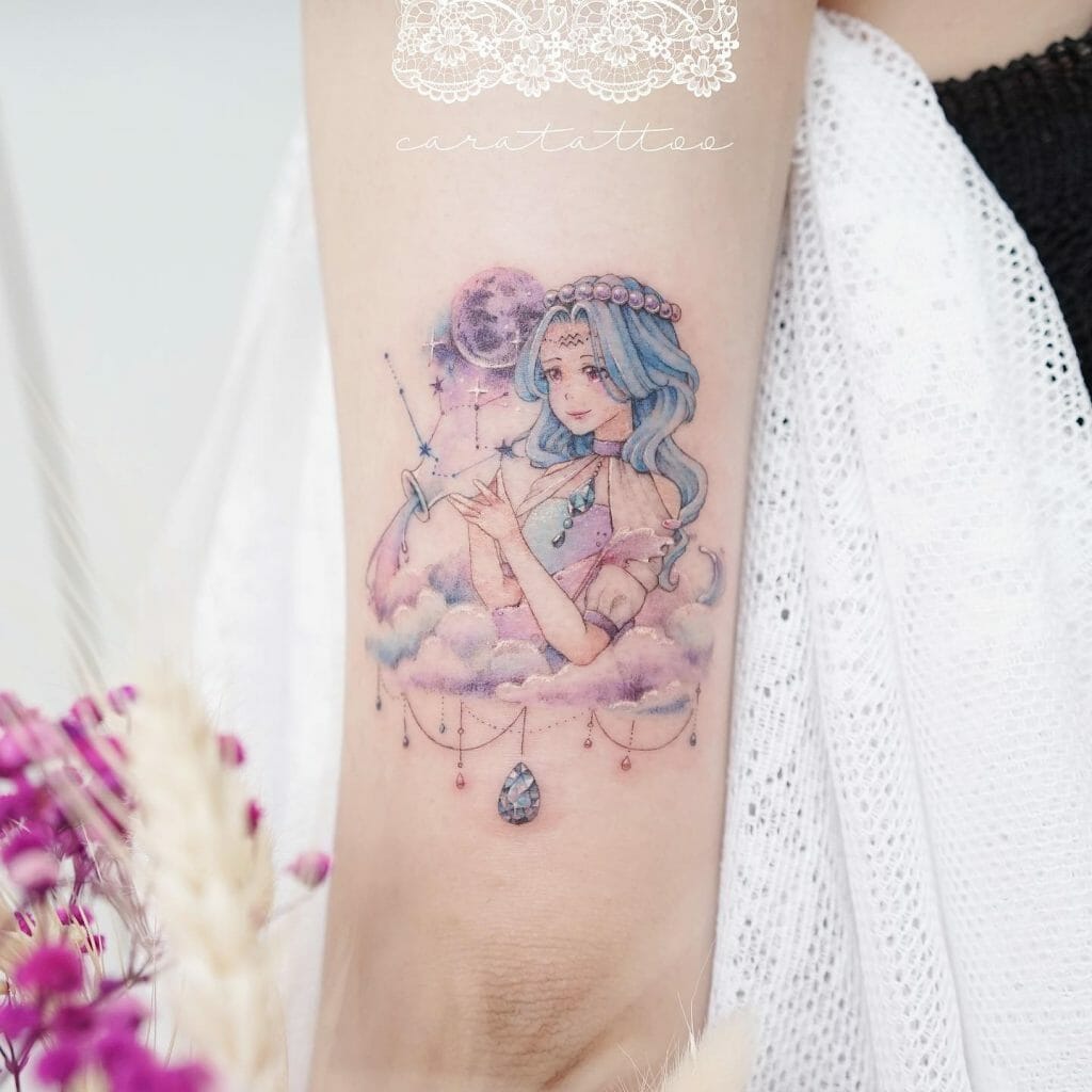 Fairy Aquarius Tattoo