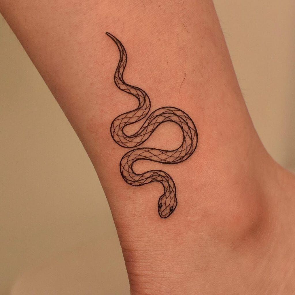 Fierce Realistic Snake Tattoo