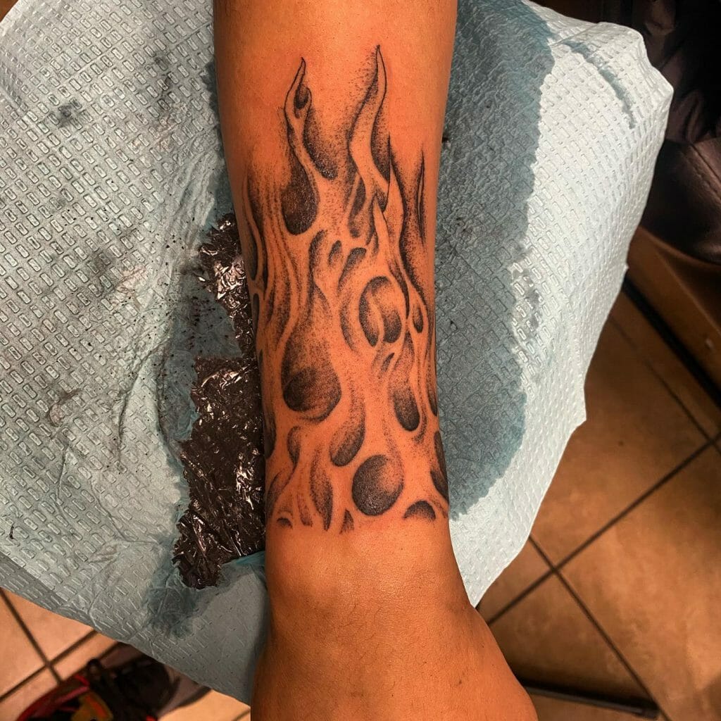 Fire Flame Tattoo Ideas