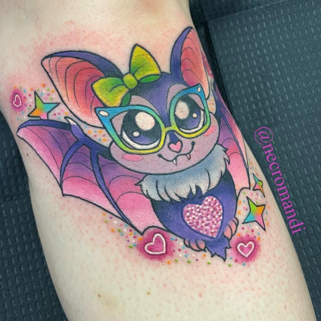 Flying Bat Tattoos