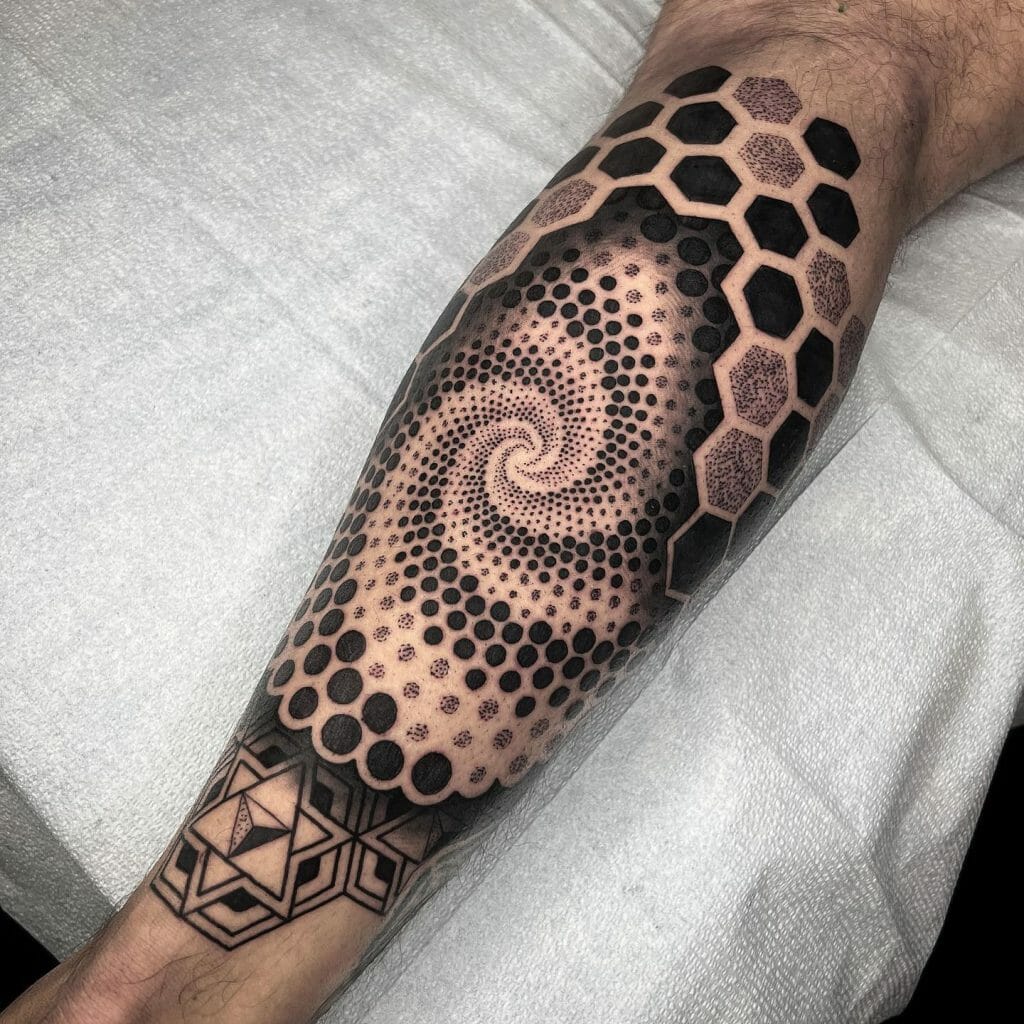 Fractal Trippy Tattoo Designs For Guys