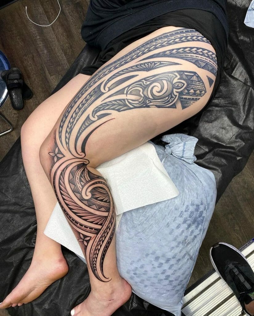 Full Leg Tattoo Ideas