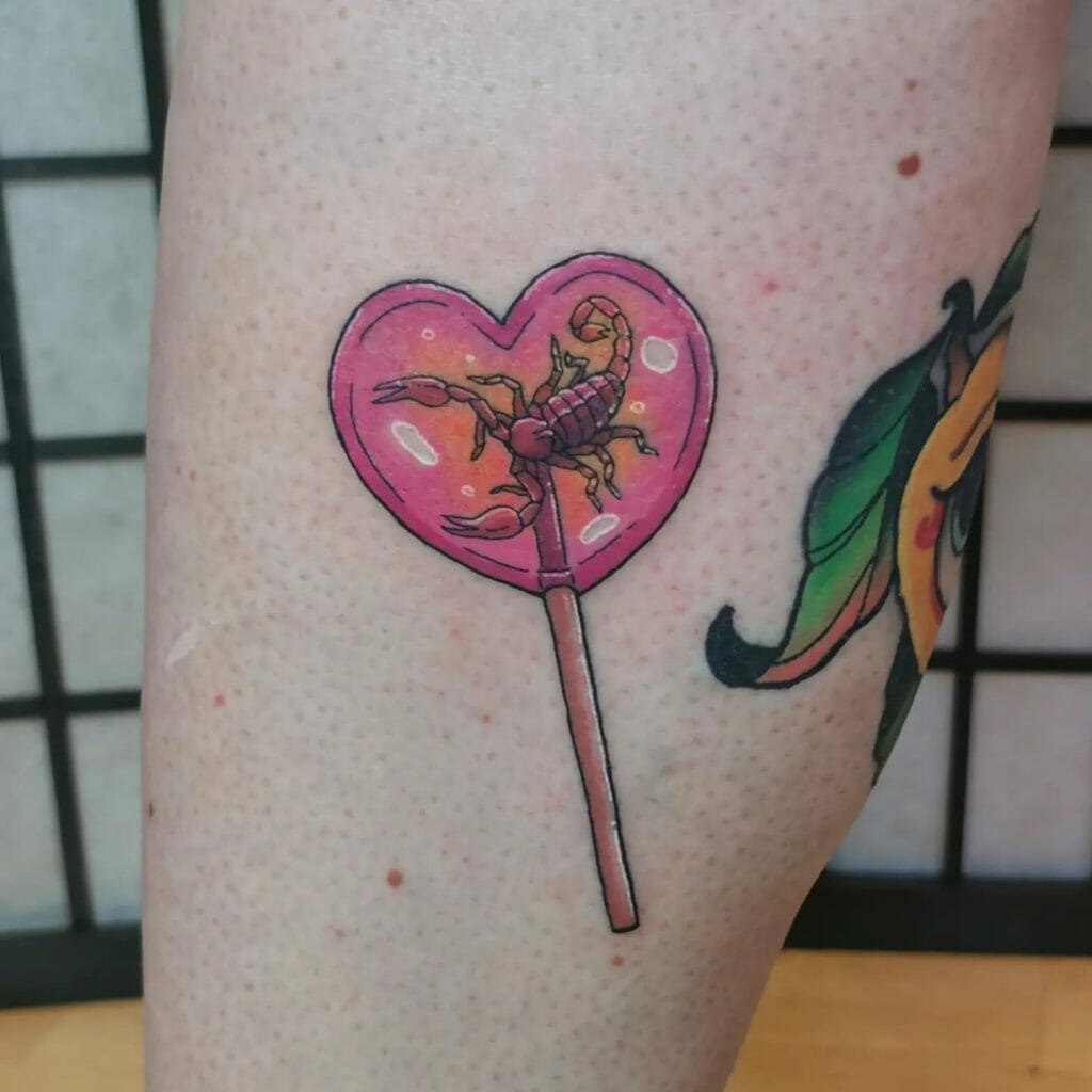 Girly Scorpion Tattoo
