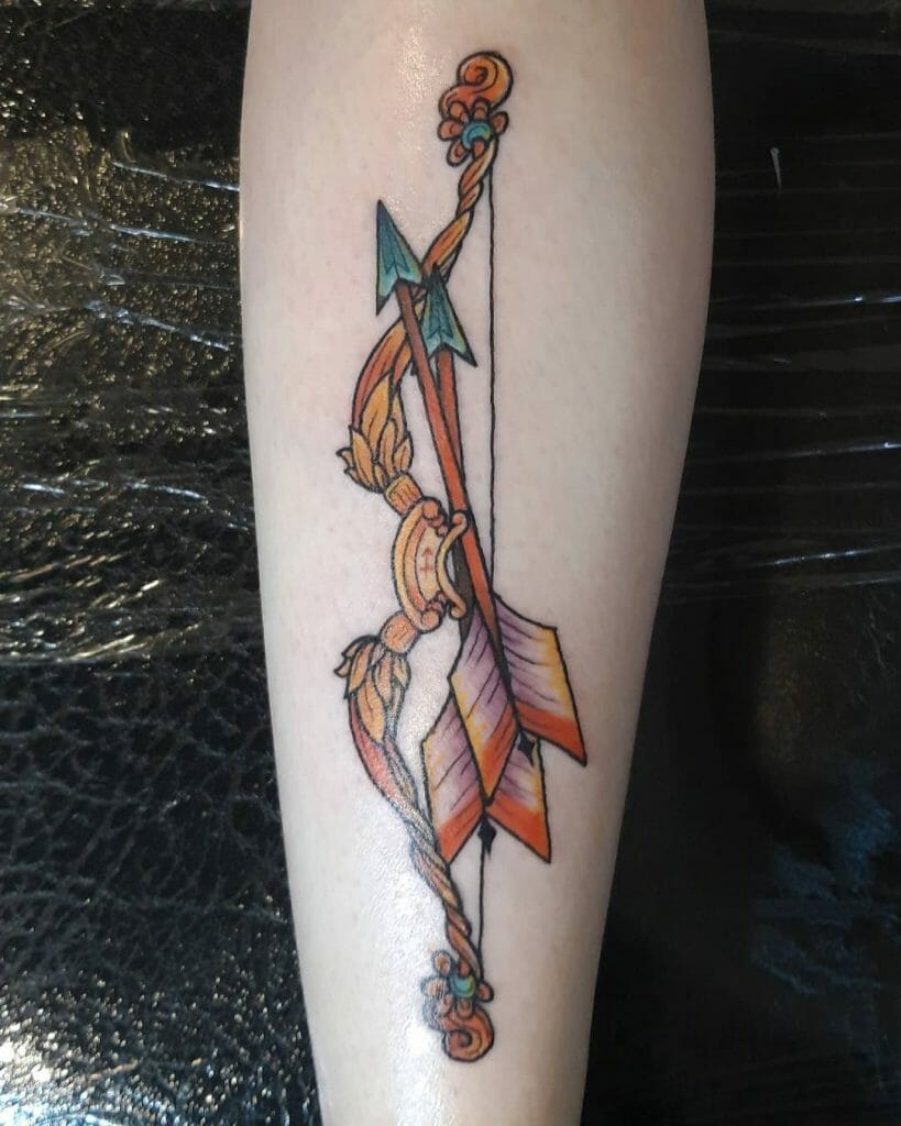 Greek Mythology Bow And Arrow Tattoo